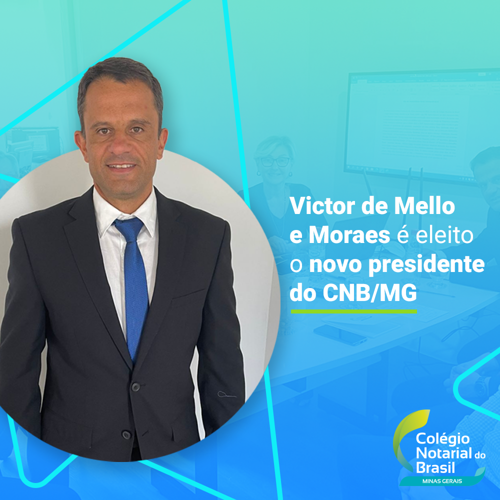 Victor de Mello e Moraes é eleito o novo presidente do CNB/MG